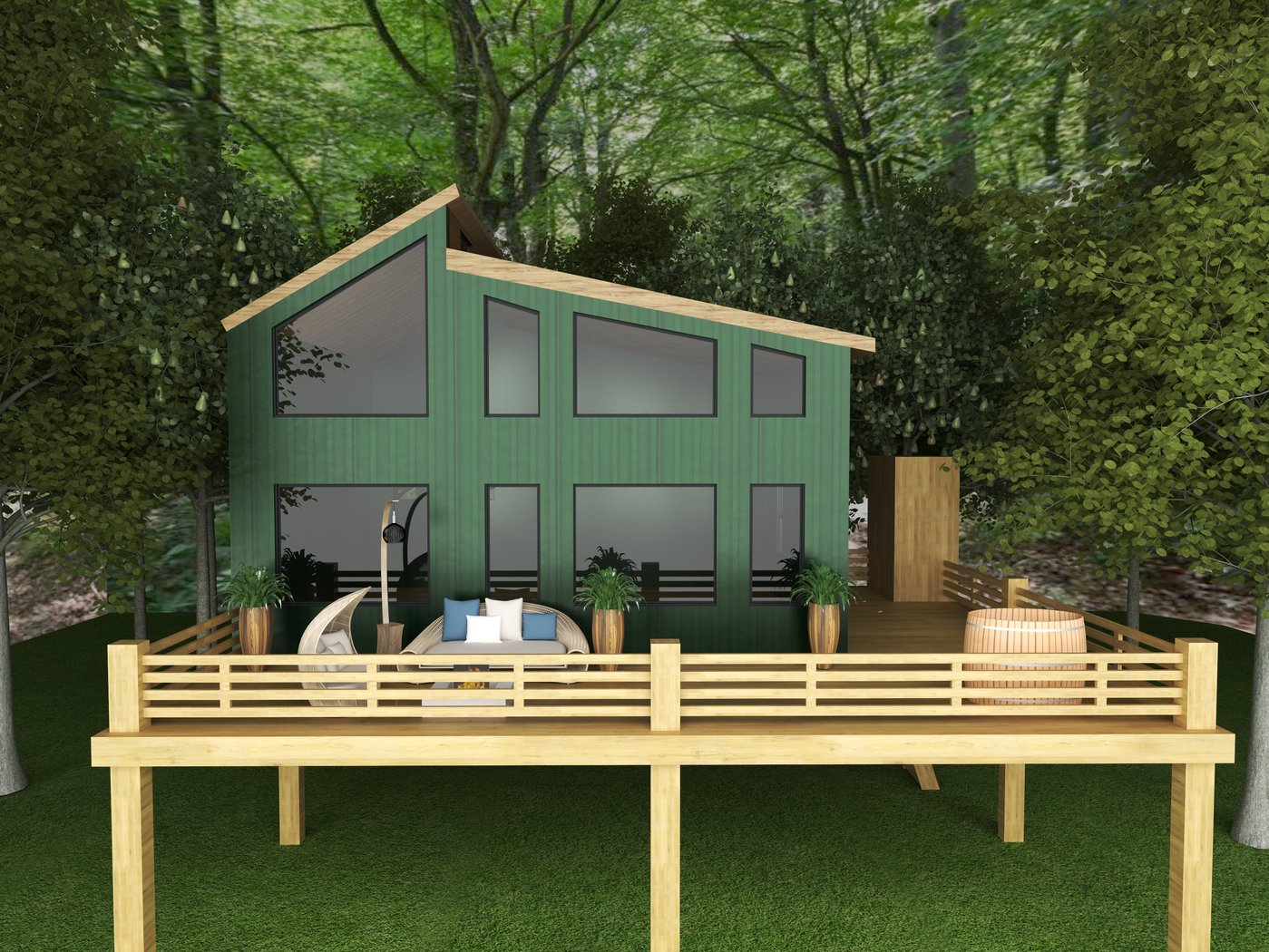 Exterior · Treetop Setting